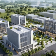 Architectural design for Plymouth's new town development.