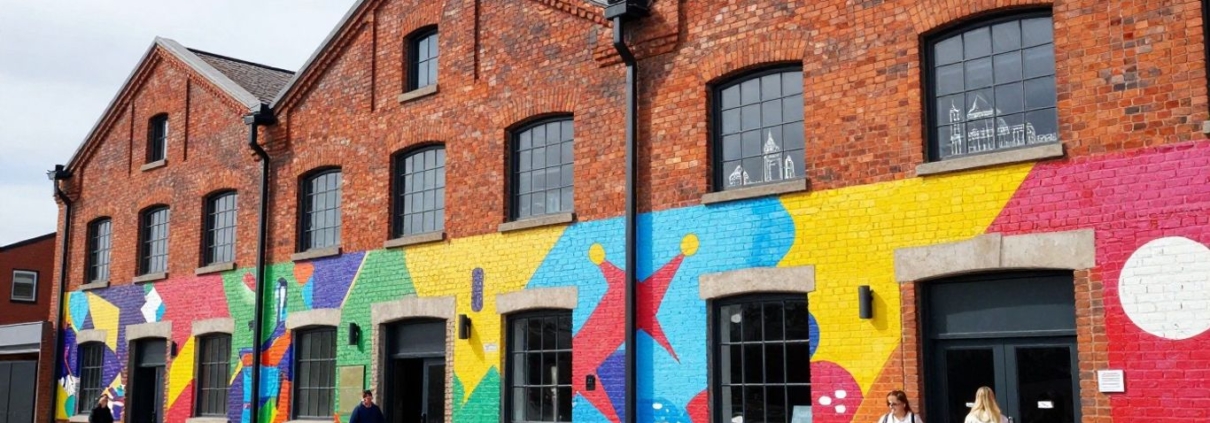 Grimsby warehouses transformed into a colourful youth zone.