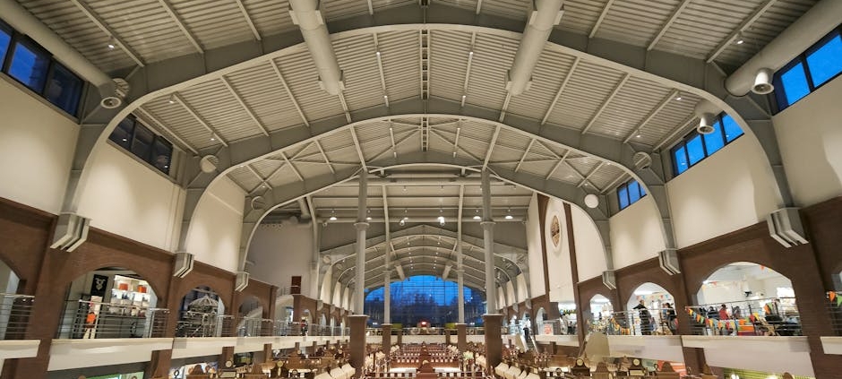 Burton Market Hall's re-roofing work reaches completion